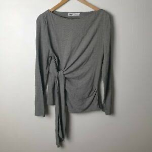 Zara Tops - Zara Gingham Elegant Blouse